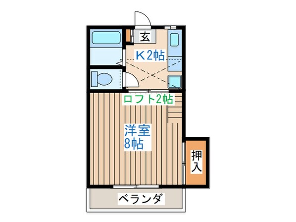 ロワ－ル中山の物件間取画像